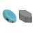 Paros® par Puca®gyöngy - Opaque Aqua - 7x4mm