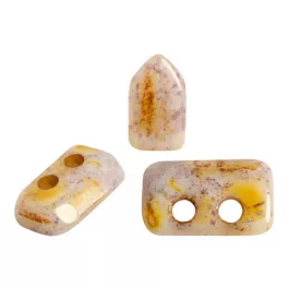   Piros® par Puca®gyöngy - Opaque Mix Rose Gold Ceramic Look - 2x5 mm