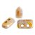 Piros® par Puca®gyöngy - Opaque Mix Rose Gold Ceramic Look - 2x5 mm