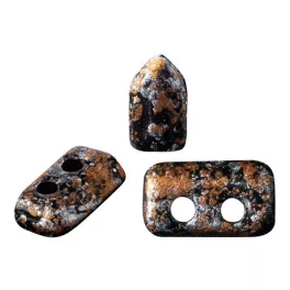Piros® par Puca®gyöngy - Jet Tweedy - 2x5 mm