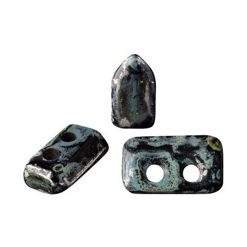 Piros® par Puca®gyöngy - Jet New Picasso - 2x5 mm