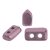 Piros® par Puca®gyöngy - Metallic Mat Dark Plum - 2x5 mm