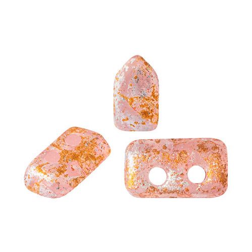 Piros® par Puca®gyöngy - Light Rose Opal Tweedy - 2x5 mm