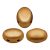 Samos® par Puca®gyöngy - Bronze Gold Matte - 5x7 mm