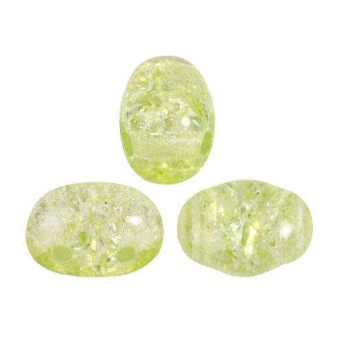Samos® par Puca®gyöngy - New Cracked Lime - 5x7 mm