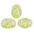 Samos® par Puca®gyöngy - New Cracked Lime - 5x7 mm