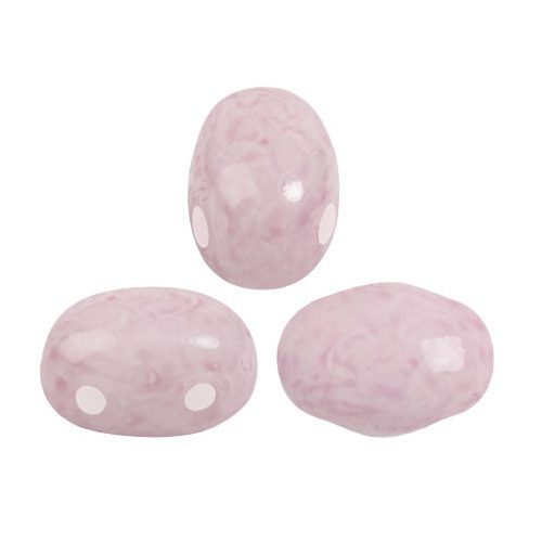 Samos® par Puca®gyöngy - Milky Light Amethyst - 5x7 mm