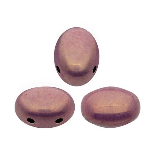Samos® par Puca®gyöngy - White Pink Gold Luster - 5x7 mm