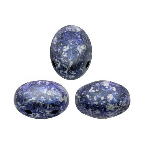 Samos® par Puca®gyöngy - Tweedy Blue - 5x7 mm
