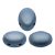 Samos® par Puca®gyöngy - Matte Metallic Blue - 5x7 mm