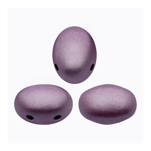 Samos® par Puca®gyöngy - Metallic Plum - 5x8 mm