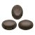 Samos® par Puca®gyöngy - Matte Bronz - 5x8 mm