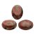Samos® par Puca®gyöngy - Opaque Coral Red Deep Gold - 5x8 mm
