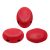 Samos® par Puca®gyöngy - Opaque Coral Red - 5x7mm