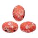 Samos® par Puca®gyöngy - Opaque Light Coral Tweedy - 5x7 mm