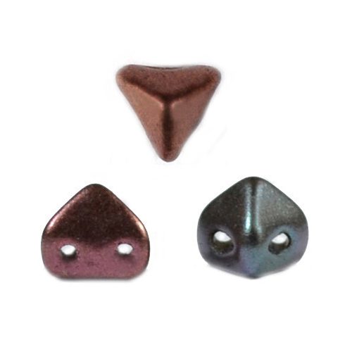 Super Kheops® par Puca® 2lyukú gyöngy - 6mm - ancient gold