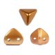 Super Kheops® par Puca® 2lyukú gyöngy - 6mm - pastel cream gold