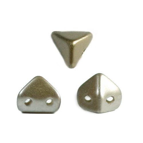 Super Kheops® par Puca® 2lyukú gyöngy - 6mm - pastel walnut