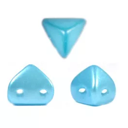   Super Kheops® par Puca® 2lyukú gyöngy - 6mm - pastel aqua
