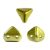 Super Kheops® par Puca® 2lyukú gyöngy - 6mm - pastel light olive