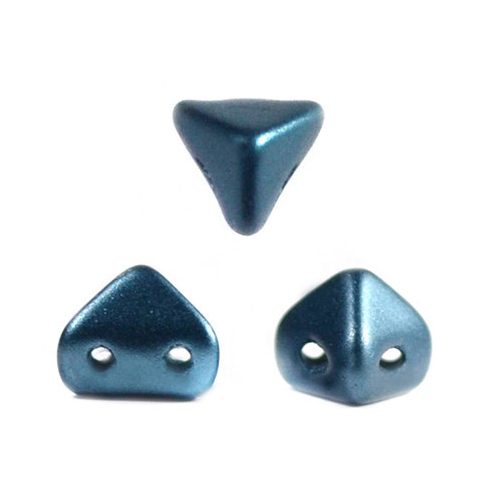 Super Kheops® par Puca® 2lyukú gyöngy - 6mm - Pastel Petrol