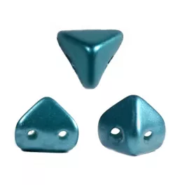   Super Kheops® par Puca® 2lyukú gyöngy - 6mm - pastel emerald