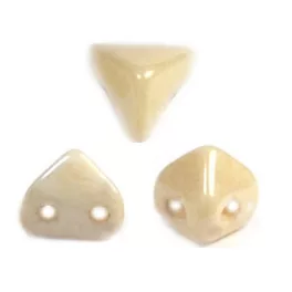 Super Kheops® par Puca® 2lyukú gyöngy - 6mm - ivory