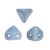Super Kheops® par Puca® 2lyukú gyöngy - 6mm - white blue luster
