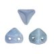 Super Kheops® par Puca® 2lyukú gyöngy - 6mm - white blue luster