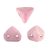 Super Kheops® par Puca® 2lyukú gyöngy - 6mm - white rose luster