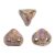 Super Kheops® par Puca® 2lyukú gyöngy - 6mm - brown purple bronze luster