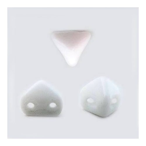 Super Kheops® par Puca® 2lyukú gyöngy - 6mm - White