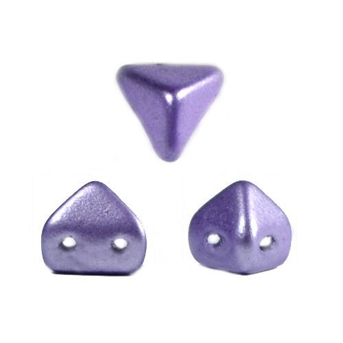 Super Kheops® par Puca® 2lyukú gyöngy - 6mm - matte metallic purple