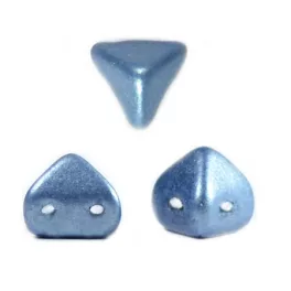   Super Kheops® par Puca® 2lyukú gyöngy - 6mm - matte metallic blue