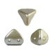 Super Kheops® par Puca® 2lyukú gyöngy - 6mm - matte metallic gray