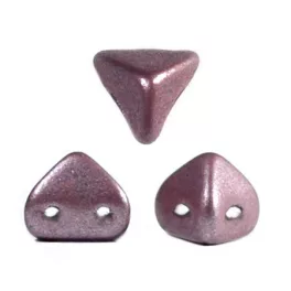  Super Kheops® par Puca® 2lyukú gyöngy - 6mm - matte metallic plum