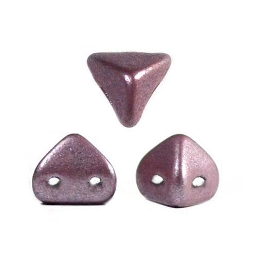 Super Kheops® par Puca® 2lyukú gyöngy - 6mm - matte metallic plum