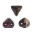 Super Kheops® par Puca® 2lyukú gyöngy - 6mm - polichrome copper red