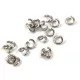 Ring - Platinum Colour - 4 x 0.6 mm - stainless steel (304) - appr. 200pcs