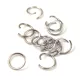 Ring - Platinum Colour - 8 x 0.8 mm - stainless steel (304) - appr. 200pcs
