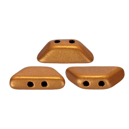 Tinos® par Puca®gyöngy - brass gold - 4x10 mm