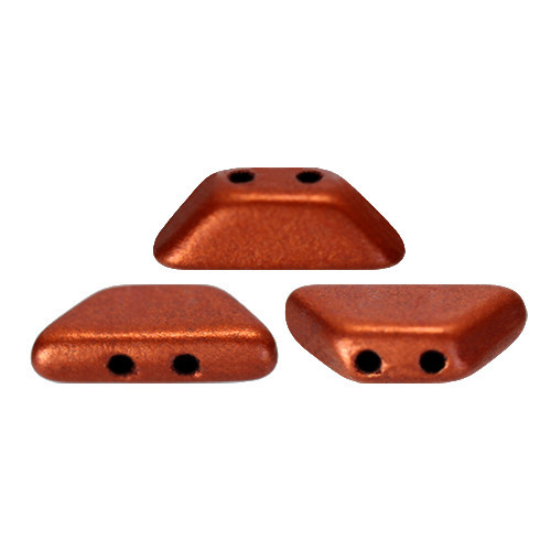 Tinos® par Puca®gyöngy - matte rust - 4x10 mm