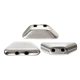 Tinos® par Puca®gyöngy - silver - 4x10 mm