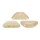 Tinos® par Puca®gyöngy - Light Beige - 4x10 mm