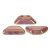 Tinos® par Puca®gyöngy gyöngy - white pink gold luster - 4x10 mm