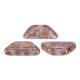 Tinos® par Puca®gyöngy - Brown Purple Bronze Luster - 4x10 mm