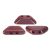 Tinos® par Puca®gyöngy - purple vega luster - 4x10 mm