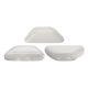 Tinos® par Puca®gyöngy - white - 4x10 mm