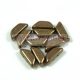 Tinos® par Puca®gyöngy - golden bronz - 4x10 mm