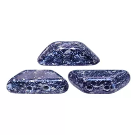 Tinos® par Puca®gyöngy - tweedy blue - 4x10 mm